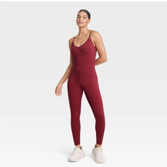 Maroon Joy Lab Active Jumpsuit - Picture 1 of 6